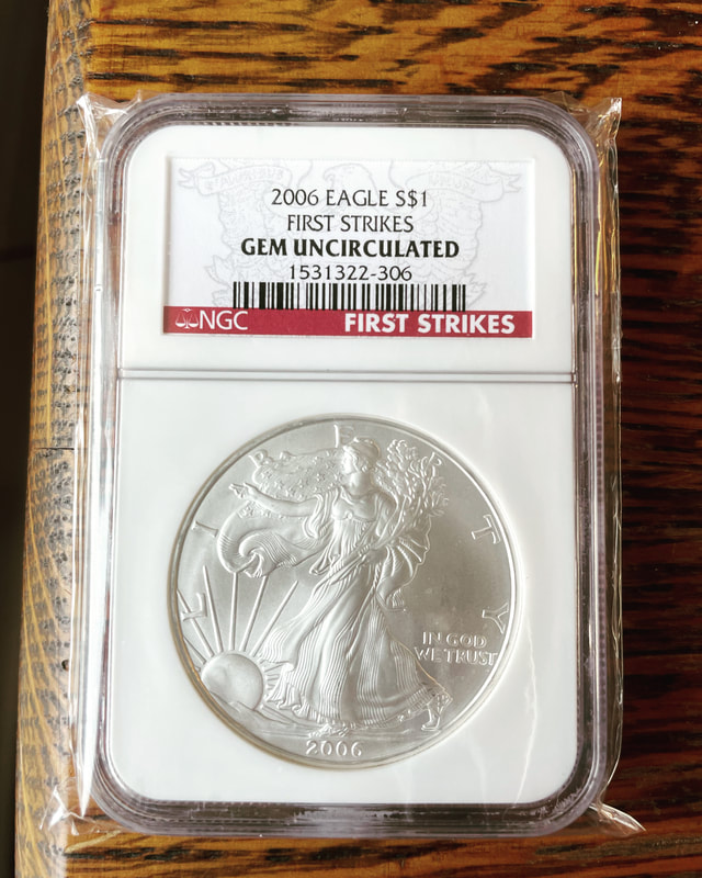2006 Silver eagle coin