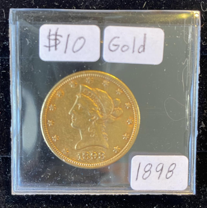 1898 liberty head gold eagle collectible coin